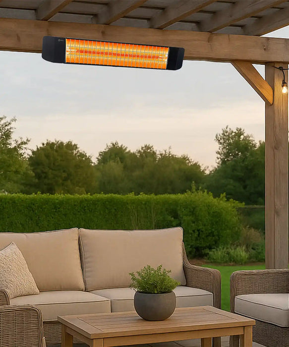Sona Vybe 2400W Smart Wi-Fi Infrared Patio Heater With Bluetooth Speaker