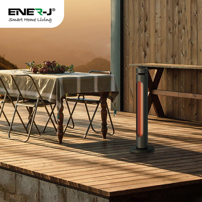 Portable Infrared Space Heater – 8 Heat Settings, IP65 Rated – Energy Efficient & Silent