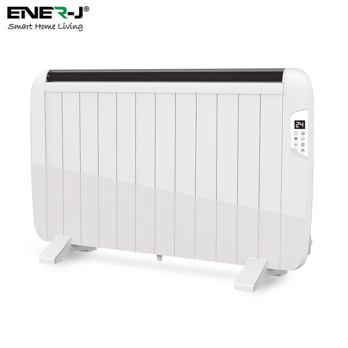 2000W Smart Electric Radiator Heater | LCD Display & Voice Control | 7-Day Timer Function with WIFI | Free Standing or Wall Mountable