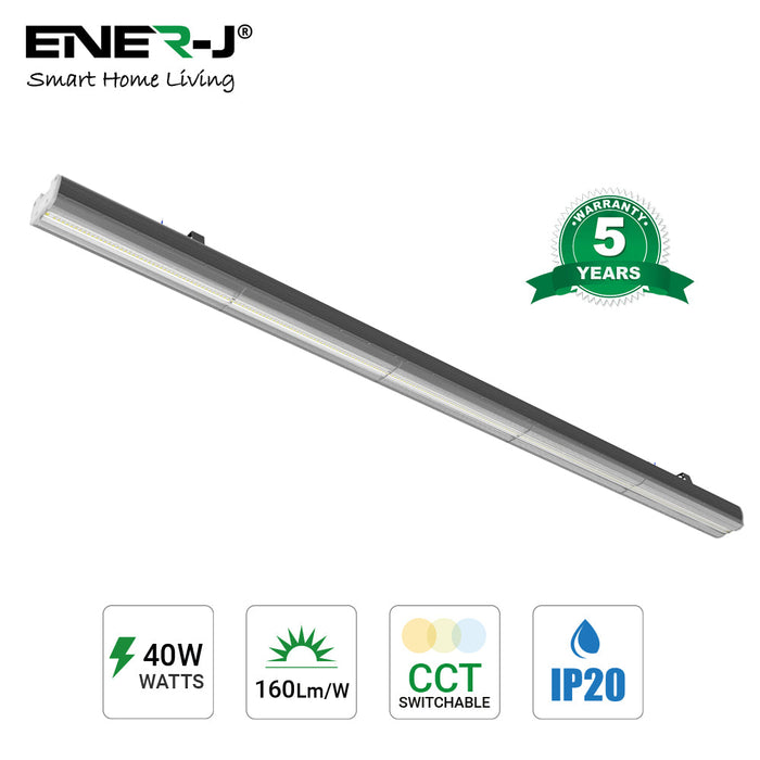 Premium LED Linkable Trunking Linear Lights (Supermarket/Garage lights), 60W 1.5M, 140LM/WCCT selectable