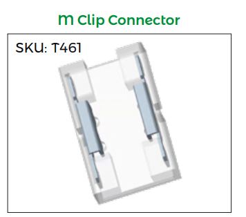 S / M / D Clip Connector for COB LED Strip Light - DC12V