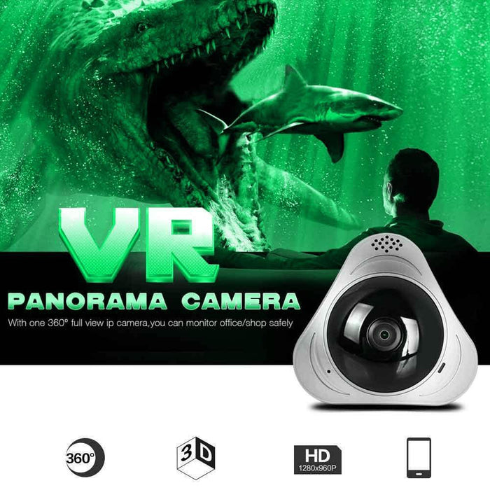 VR WIFI IP Dome Camera, 3D Panoramic Fisheye - Olectrical