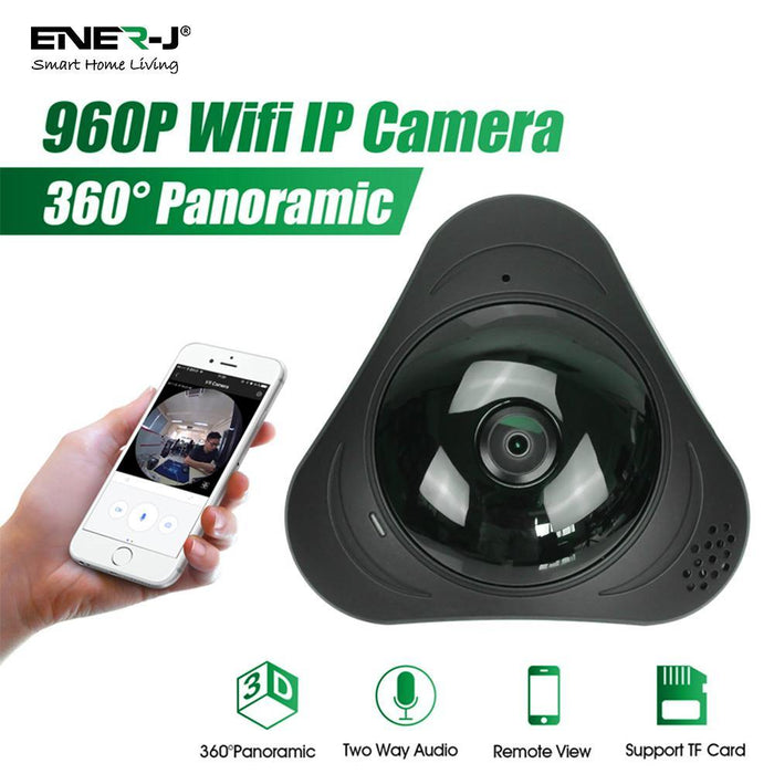VR WIFI IP Dome Camera, 3D Panoramic Fisheye - Olectrical
