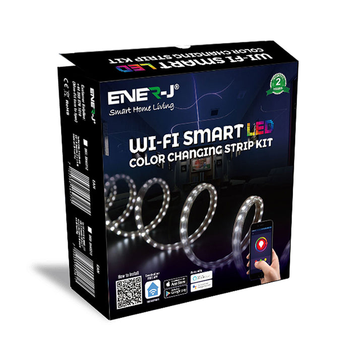 LED Strips Lights Wi-Fi APP Controlled Waterproof Light Strip Kit SMD 5050 LED Lights 5 meters, Sync to Music, Compatible with Alexa, Google Home