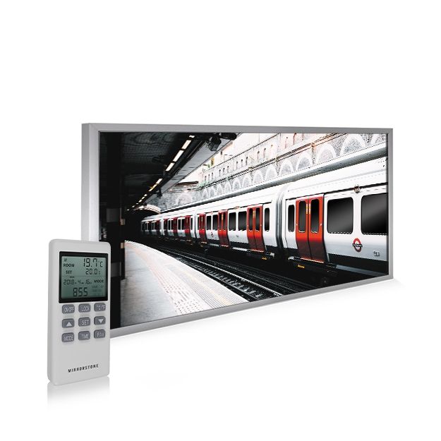 700W 595X1195 London Underground Image NXT Gen Infrared Heating Panel 700W - Electric Wall Panel Heater Energy Saving and Energy Efficient