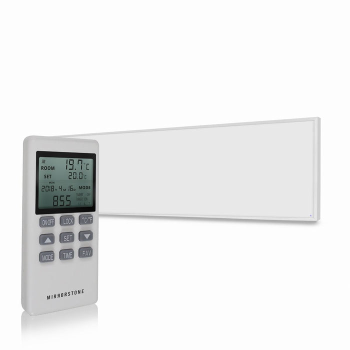 350W UltraSlim NXT Gen Infrared Heating Panel With Remote and Premium FIR Coating Surface, Splash Proof, 60% Energy Efficient