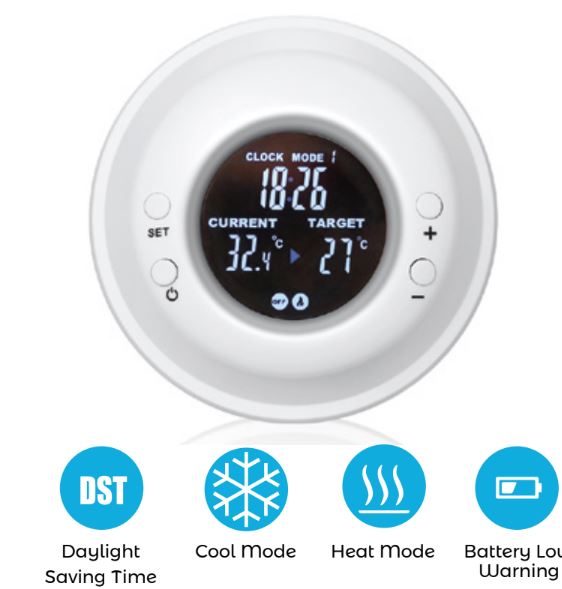 RF Thermostat for Infrared heating panel wih UK Plug, Max 3680W