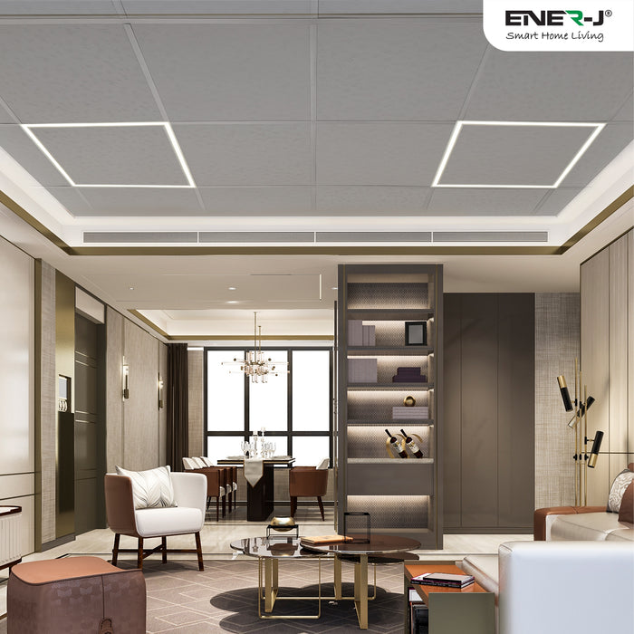 Edge-lit Borderline LED Panel (Pack of 6) 60x60cms 40W & 30,000 hours maintenance free LED Border Line Panel 4000K - 6000K