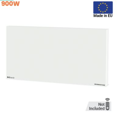 Prime 900W Infrared Panel Heater – Wall or Ceiling Mounted Frameless IR Heater (Optional Thermostat & Remote)