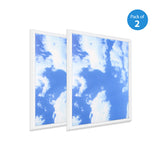 Load image into Gallery viewer, 40W SKY LED 2D Ceiling Panel 60x60cms, Set of 2 Ultra Thin LED Panels, for Waiting Area, Hallway, Office and Home, Colour Temperature 6000k