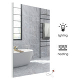 Load image into Gallery viewer, 450W Bathroom Mirror Infrared Heater &amp; CCT Changing with Dimmable LED Lights, Plug &amp; Play