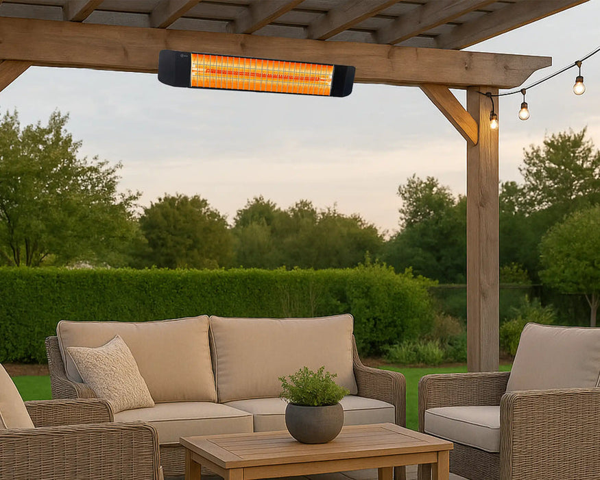 Sona Vybe 2400W Smart Wi-Fi Infrared Patio Heater With Bluetooth Speaker