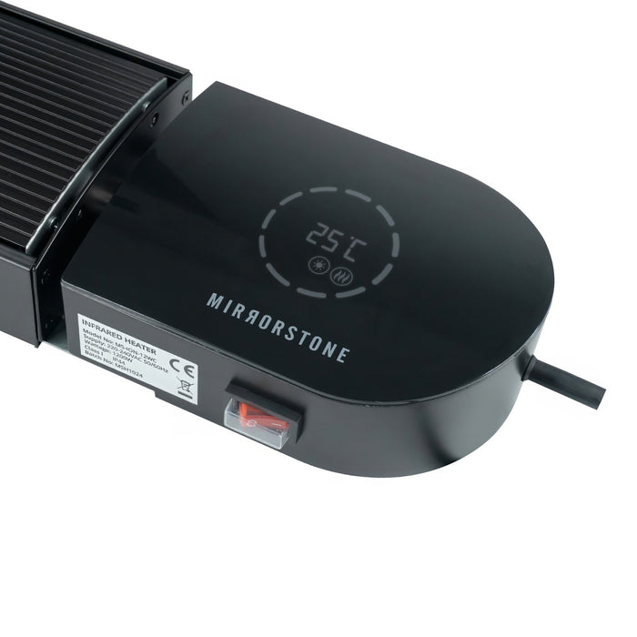 1.8kW Ionis Top Of The Range Infrared Bar Heater (Black & White, Wi-Fi & Remote Option)