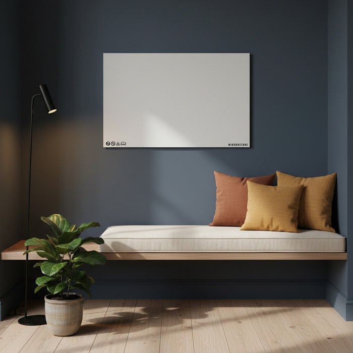 Prime 300W Infrared Panel Heater – Wall or Ceiling Mounted Frameless IR Heater (Optional Thermostat & Remote)