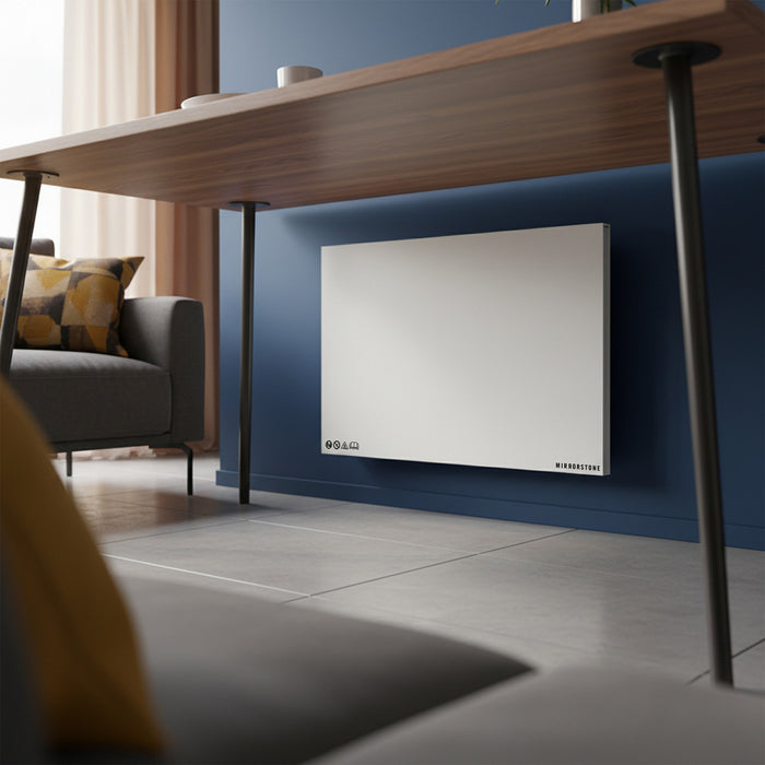 Prime 300W Infrared Panel Heater – Wall or Ceiling Mounted Frameless IR Heater (Optional Thermostat & Remote)