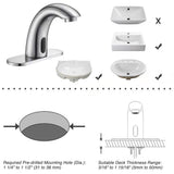 Load image into Gallery viewer, Touchless Faucet High Quality Tap, Motion Infrared Sensor, Automatic Basin Mixer Waterfall for Bathroom Sink Auto Water Faucet