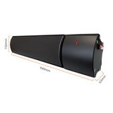 Load image into Gallery viewer, Helios Infrared Bar Heater – 1200W to 3000W | Natural IR Heat, DIY Installation, Energy Efficient, IP44 Rated