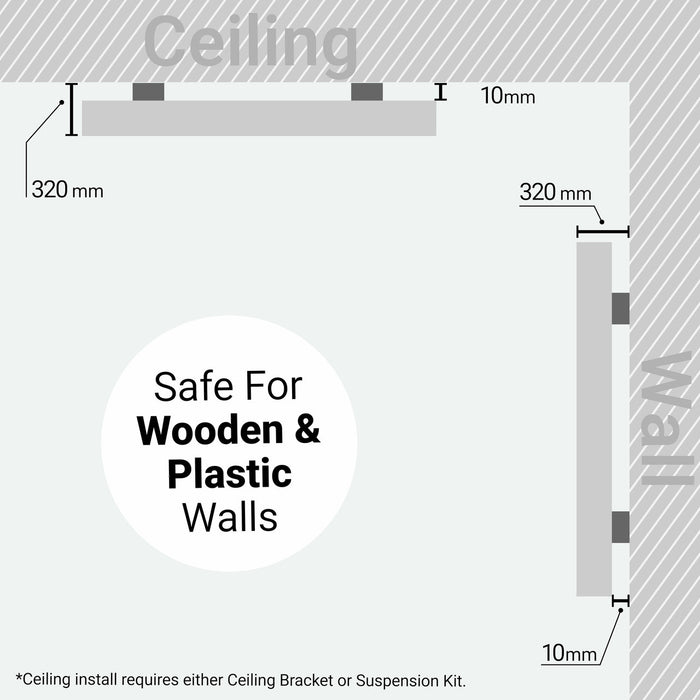350W Ultraslim Nexus Wi-Fi Infrared Heating Panel - Electric Panel Heater