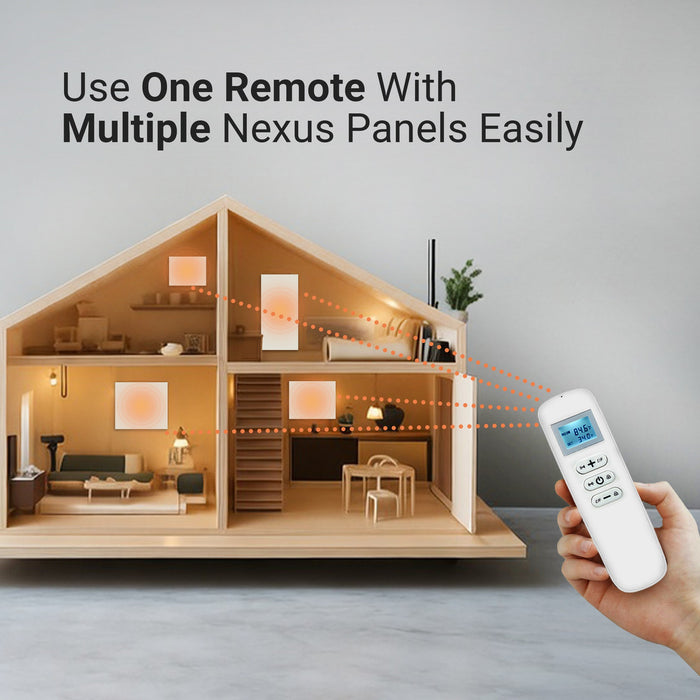 350W Ultraslim Nexus Wi-Fi Infrared Heating Panel - Electric Panel Heater