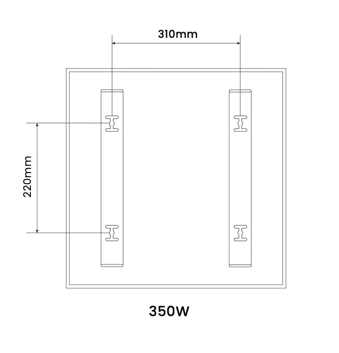 350W, 580W, 700W, 900W, 1200W NXT Gen Infrared Heating Panel With Remote and Premium FIR Coating Surface, Splash Proof, 60% Energy Efficient