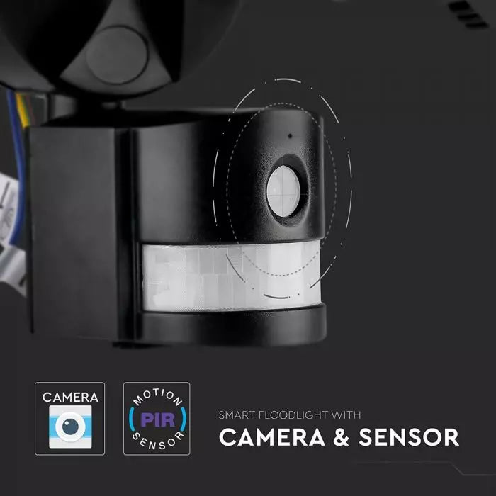 18W LED Security WiFi Camera with floodlight and PIR Sensor