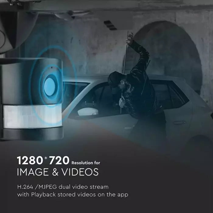 18W LED Security WiFi Camera with floodlight and PIR Sensor