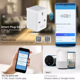 Load image into Gallery viewer, WIFI Smart Mini BS Plug with USB Compatible with Alexa and Google Home, No hub required