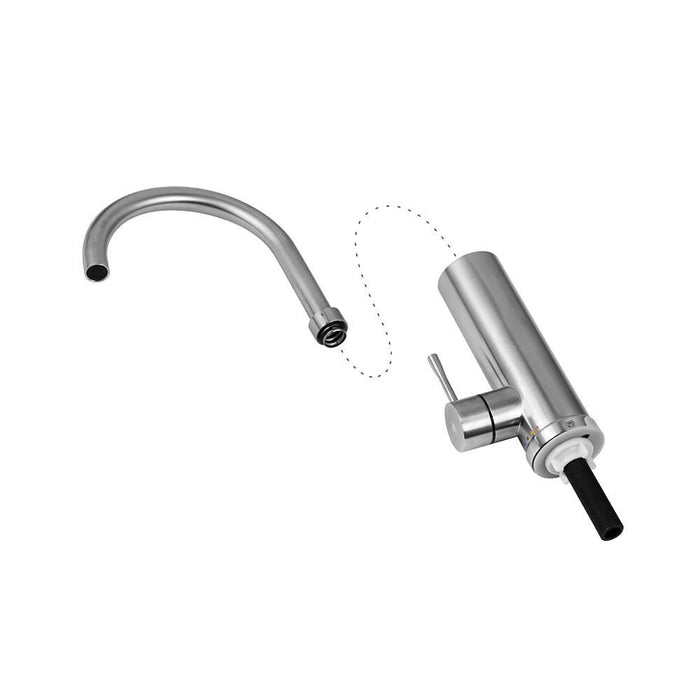 Electronic Bathroom Basin Hot Water Tap With Digital Display Of Temperature