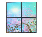 Load image into Gallery viewer, SKY Panels with Cherry blossom trees 2D Effect 600x600 (4 pcs set)