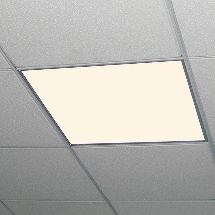 Pack of 6 LED Ceiling Light 600X600 LED Panel Tile With EMC Flicker Free Driver - 60x60cms 40W, 3600lm Warm White, Cool White & DayLight