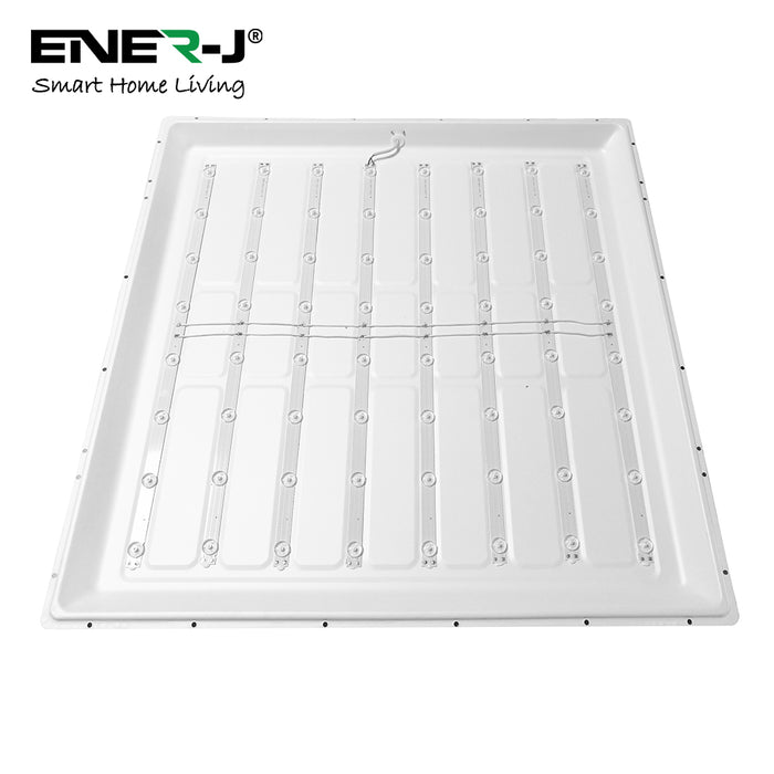 Pack of 2 Or 6 Slim Backlit Led Panel Ceiling Lights With PMMA 2mm Diffuser, 60x60cms 40W, 3600lm for Indoor Lighting 3000K, 4000K, 6000K