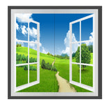Load image into Gallery viewer, Grassland design LED Panel set in window style frame, surface mounted backlit panels