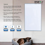 Load image into Gallery viewer, Electric Panel Heater Infrared 600 Watts with Wireless Thermostat Remote - Olectrical
