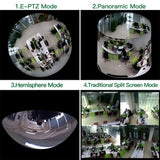 Load image into Gallery viewer, VR WIFI IP Dome Camera, 3D Panoramic Fisheye - Olectrical
