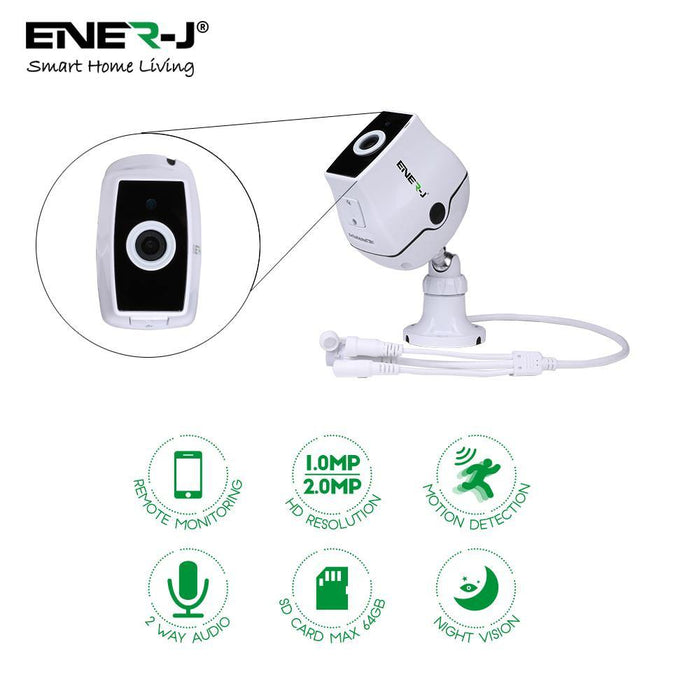 Smart Premium Outdoor IP Camera, 1MP, 2 Way Audio - Olectrical
