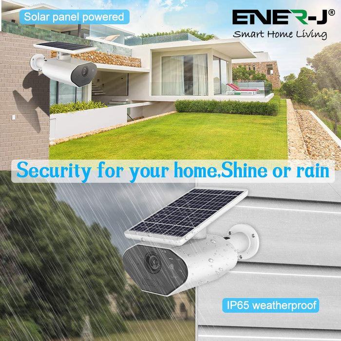 Smart Solar Powered Wireless Outdoor IP Camera 1080P - Olectrical