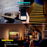 Load image into Gallery viewer, LED Strips Lights Wi-Fi APP Controlled Waterproof Light Strip Kit SMD 5050 LED Lights 5 meters, Sync to Music, Compatible with Alexa, Google Home