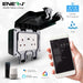 Smart WiFi Weatherproof Double Socket With USB - Olectrical
