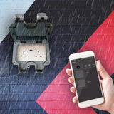 Load image into Gallery viewer, Smart WiFi Weatherproof Double Socket With USB - Olectrical