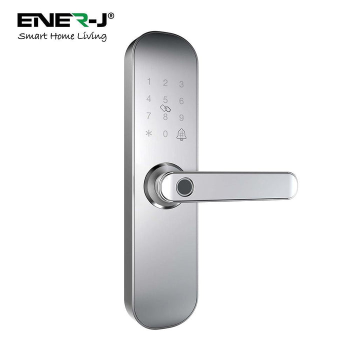 WIFI Smart Door Lock Silver Body Right Handle - Olectrical