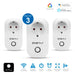 WiFi Smart Plugs With Energy Monitor, 16A EURO Plug (Pack of 3) - Olectrical