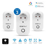 Load image into Gallery viewer, WiFi Smart Plugs With Energy Monitor, 16A EURO Plug (Pack of 3) - Olectrical