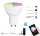 5W GU10 Wifi Smart Light LED Bulb, RGB White Warm White Color Changing Mood Light, 5W Equal to 50W Spot Bulbs Dimmable  (3 Pack) - Olectrical
