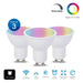 5W GU10 Wifi Smart Light LED Bulb, RGB White Warm White Color Changing Mood Light, 5W Equal to 50W Spot Bulbs Dimmable  (3 Pack) - Olectrical