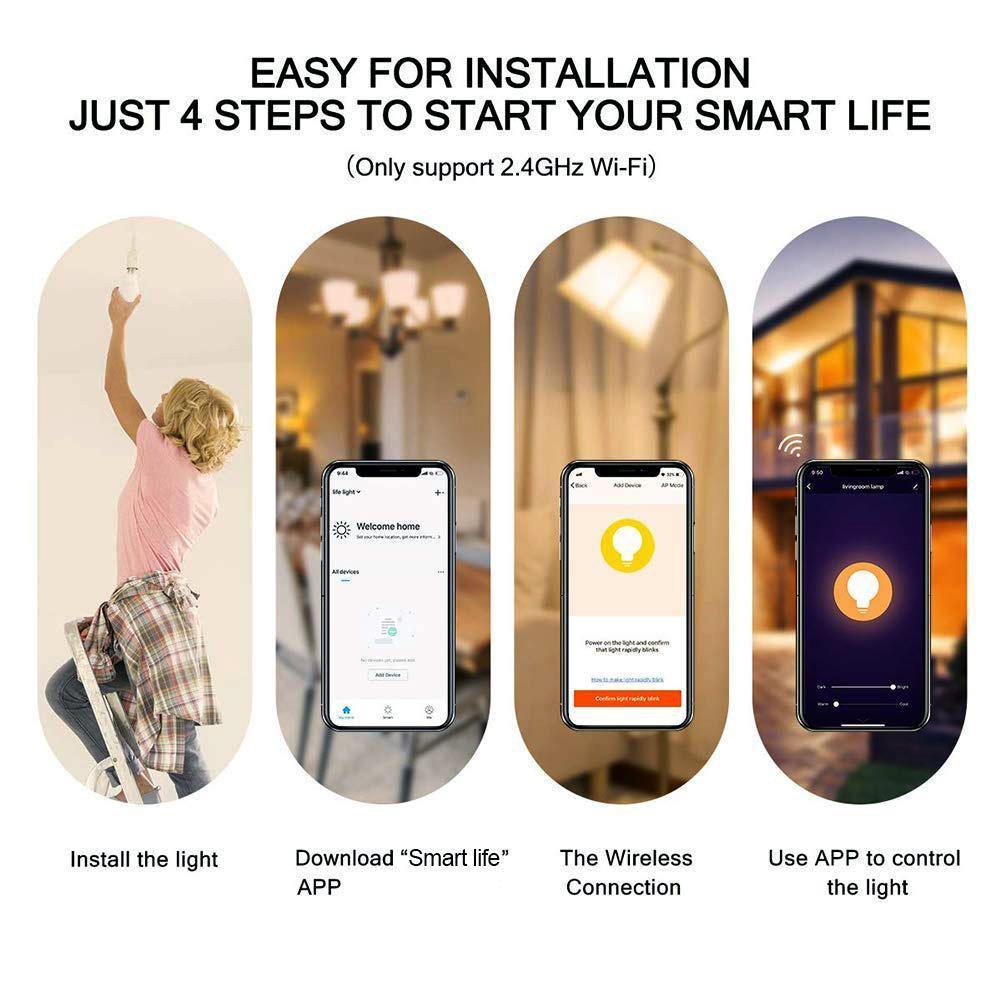 Bombilla Inteligente Wifi Smart E14 Bright Household App
