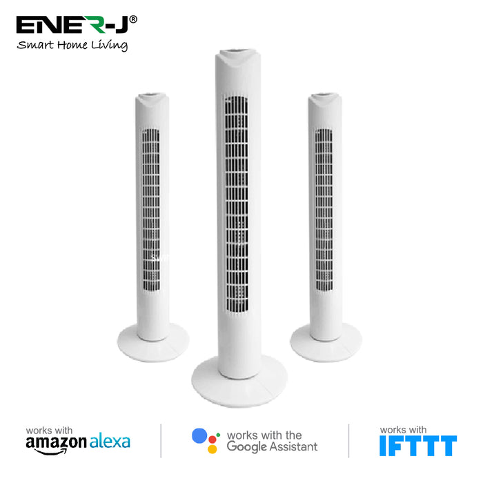 Wifi Tower Fan with Remote Control, Voice & App Control