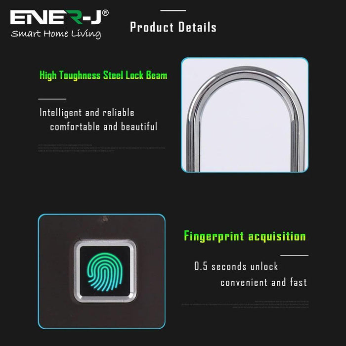 Smart Fingerprint Padlock - Olectrical