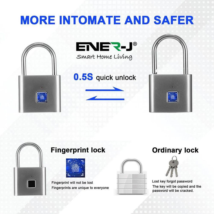 Smart Fingerprint Padlock - Olectrical