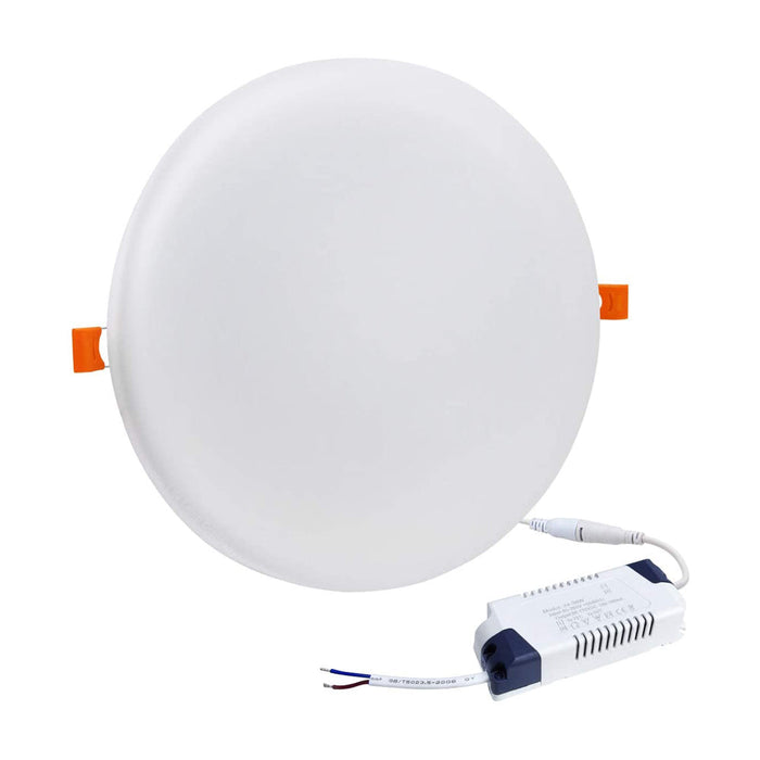 Smart WiFi 18W Bright Frameless LED Ceiling Down Light-Lamp for Wall, Kitchen, Bathroom (White)