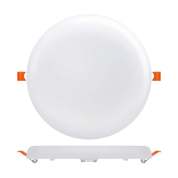 Smart WiFi 18W Bright Frameless LED Ceiling Down Light-Lamp for Wall, Kitchen, Bathroom (White)